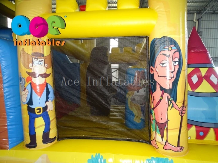 Commercial Hunter Inflatable Obstacle with Slide4